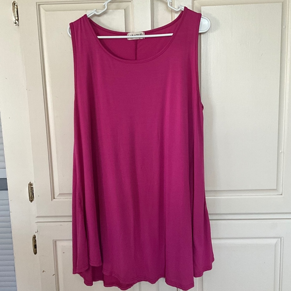 Lorace Purple tank top long Unisex shortsleeved